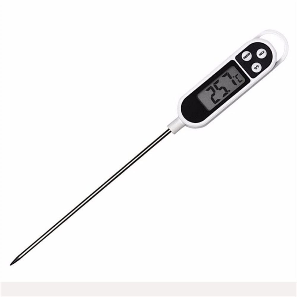 DDYYCX Meat Food Thermometer, Digital Meat Thermometer, Cooking Kitchen BBQ Grill Thermometer, Probe Instant Read Thermometer, Perfect for Kitchen, BBQ, Deep Fry, Grill