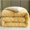 2023 New Thickened Super Soft Insulation Hibiscus Winter Quilts, Lightweight Breathable Warmth Thick Bed Comforters, Fluffy Plush Double-Sided Twin Size Velvet Blanket Quilt for Cold Weather. view 4