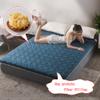 Roll Up Mattress for Floor Kids Soybean Fiber Japanese Tatami Mattress Futon Mattress Topper Foldable Double Sleeping Mattress Camping Non-Slip Tatami Mat Sleeping Pad,Green,180x200cm(71 * 79in) view 4