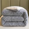 2023 New Thickened Super Soft Insulation Hibiscus Winter Quilts, Lightweight Breathable Warmth Thick Bed Comforters, Fluffy Plush Double-Sided Twin Size Velvet Blanket Quilt for Cold Weather. view 4
