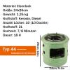 PROPFE Indoor Kerosene Stove, Portable Kerosene Heater, 12 Wick, Type 44, Coal Stove view 3