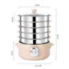 REJOON Electric Food Steamer Stainless Steel Saucepan Time Scheduling Multi-Function Chafing Dish view 2