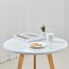 Leffora 16 Inch Clear Round Table Cover Protector, 2.0mm Thick Plastic Desk Protector Mat, Round Waterproof Oil Proof PVC Desk Cover, Vinyl Placemats for Circle Desktop, Night Stand, Coffee Sofa Table view 2