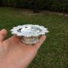 A Couple of Gold and Silver Plastic Pedestal Tray Amulet Tray Buddha Worship Offering view 4
