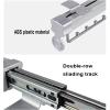 DONGYUE Stainless Steel Push-Pull Hanging Rod, Cabinet Pull Out Clothes Hanger with Ball Sliding Rail,Wardrobe Organizer Rack for Storing Clothes (Size : 45.8cm/18.in) view 3
