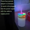 Colorful 260ml Humidifier,USB Power Supply,With 7 Color LED, Air Humidifier,Mini Air Humidifier,Can add essential oil,Suitable for Study Room, Bedroom, Baby Room, Office, Car (White) view 4