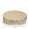 18 Round Crystal Beaded Cake Stand with Cake Knife and Server Set (Gold) view 4
