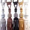 Curtain Holders European-Style Curtain Hanging Ball Curtain Binding Rope Tassel Hanging Ear Curtain Binding Band Tassel Ear Binding Band,T3,1 Pcs view 2