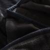 340GSM Flannel Bed Blanket Cozy Microfiber Soft Thermal Fleece Blanket (Dark Grey, Oversized King 144"x144") view 3
