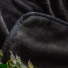 340GSM Flannel Bed Blanket Cozy Microfiber Soft Thermal Fleece Blanket (Dark Grey, Oversized King 144"x144") view 4