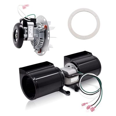 Criditpid 812-4900 Convection Blower Fan & 812-4400 Exhaust Blower Motor for Quadra-Fire Castile, Contour, Santa Fe Pellet Stove.