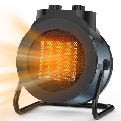 Elevoke Space Heaters for Indoor Use, 1500W PTC Electric Heater with 90Adjustable Angle, Fast Safety Heat, Small Portable Heater for Office Home (Blue)