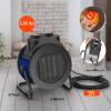 Elevoke Space Heaters for Indoor Use, 1500W PTC Electric Heater with 90Adjustable Angle, Fast Safety Heat, Small Portable Heater for Office Home (Blue) view 4