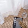 ADOORO 2 Piece White Sheer Curtain Elegant Window Translucent Voile Panel/Drape for Bedroom Living Room Grommet Semi Airy & Breathable Window Curtain,White,65x63 in(WxL) view 4