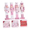 Nutcracker Christmas Decor - 4 Pcs Nutcracker Figures Christmas Nutcrackers on The Nutcracker Ornaments for Christmas Tree Party Table Decor view 3