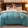 Pealihuy Comforter, Winter Quilt Thicken Lamb Cashmere Duvet for All Seasons, Soft and Durable Heavy Quilts, Machine Washable,Green,200x230cm(5kg) view 2