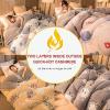 Pealihuy Comforter Cotton Duvet Insert Twin Winter Soft Warm Bed Quilt Thicken Lamb Cashmere Blanket for Twin Bed, for All Season,Z,150x200cm(3kg) view 2