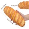 10.6 Inch Artificial Bread Loaf,Fake Bread Model Simulation French Baguette Faux Food Ornament for Home Kitchen Decor Bakery Window Display Photography Props view 2