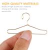 Coat Hanger 20 Pcs Doll Clothes Hangers Miniature Wire Hangers, Metal Hangers for Doll Dress Necklaces (6.5CM Golden) Clothes Hanger view 3