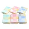 Zerodeko 6pcs Cotton Boy Girl Towel Soft and Absorbent Small Washcloths for Boy Girl Plaid Design for Bath Kitchen and Everyday Use Safe for view 1