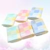 Zerodeko 6pcs Cotton Boy Girl Towel Soft and Absorbent Small Washcloths for Boy Girl Plaid Design for Bath Kitchen and Everyday Use Safe for view 4