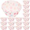 300pcs Greaseproof Cupcake Wrappers Decorative Baking Cups Heart Design High-temperature Resistant Paper Holders for Muffins Cakes and Pastries for Parties and Celebrations view 1