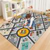 Kids Rug Play Mat Great for Playing with Cars and Toys,Educational Kid Road and Traffic City Life Carpet,Children Baby Fun Throw Rug for Bedroom Play Room,71X106Inch/180X280CM view 1