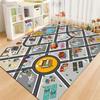 Kids Rug Play Mat Great for Playing with Cars and Toys,Educational Kid Road and Traffic City Life Carpet,Children Baby Fun Throw Rug for Bedroom Play Room,71X106Inch/180X280CM view 4