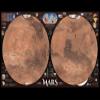 24x36 gallery poster, Map of Mars view 1