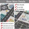 Kids Rug Play Mat Great for Playing with Cars and Toys,Educational Kid Road and Traffic City Life Carpet,Children Baby Fun Throw Rug for Bedroom Play Room,71X106Inch/180X280CM view 2
