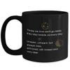 Bereavement Mug, Gift for Grief and Sympathy, Comforting Words for Loss of Love One, Black Ceramic Mug for Those We Love view 1