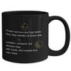 Bereavement Mug, Gift for Grief and Sympathy, Comforting Words for Loss of Love One, Black Ceramic Mug for Those We Love view 2