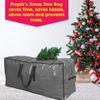 ProPik Artificial Tree Storage Bag | Fits Up to 7 ft. Tall Disassembled Tree | 45" x 15" x 20" Holiday Tree Storage Case | Perfect Xmas Storage Container with Sleek Zipper and Handles (Gray) view 4
