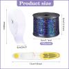 Berlune Candy Lei Making Kit for Graduation Party Favor Include 2 in x 1000 ft Poly Tubing 3 Rolls Curling Gift Ribbon 300 Yd/ 900 ft and Scissor for Hawaii Tropical Wedding DIY(Black, Green, Blue) view 2