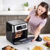 10qt air fryer oven LED touch screen countertop, oven 8 cooking mode view 1