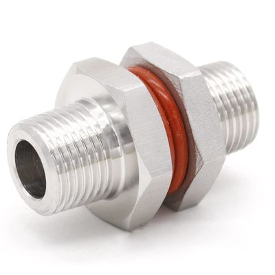 MOZTO Weldless Bulkhead 1/2" MPT X 1/2" MPT, for Home Brewing Kettle Bulkhead Single-Piece Design Hose Connectors Bar Accessories