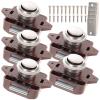 Housoutil 5pcs Push Button Lock for Cabinets Rv Latch Keyless and Construction for Yachts Mobile Homes and Furniture view 1