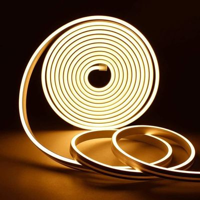 1 Pc of Warm White 2M 12V Flexible LED Strip Sign Neon Lights Silicone Tube
