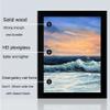 LUCKYLIFE 24x36 Poster Frame in Black Solid Wood with Plexiglass 2 Pack view 4