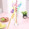 12pcs Reusable Straws Drinking Plastic Straws Curly Hard Party Birthday Party Supplies Fun for Kids Birthday Decorations view 2