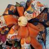 Fall Deco Mesh Wreath, Thanksgiving Wreath view 2