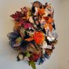 Fall Deco Mesh Wreath, Thanksgiving Wreath view 3