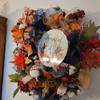 Fall Deco Mesh Wreath, Thanksgiving Wreath view 4