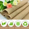 12 Pack Natural Burlap Table Runners,12 x 72 Inch Rustic Jute Table Runner and Placemats Bulk for Western Wedding Table Decorations,Farmhouse Style Party,Holiday,Kitchen Coffee Table Decor Cover view 4