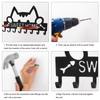 Brosay 1 Pcs Key Holder Hooks Cat Sweet Home Wall Mounted Organizer Hanger view 4
