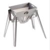 Captain Stag UW-3560 Coffee Dripper, Compact, Storage, Stainless Steel, Made in Japan, Made in Tsubamesanjo, Silver view 1