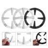 KICHOUSE Stable Easy to Clean Wok Support Rack 3 Pack Gas Stove Essential Kitchen Accessory view 2