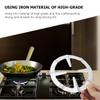 KICHOUSE Stable Easy to Clean Wok Support Rack 3 Pack Gas Stove Essential Kitchen Accessory view 4