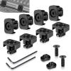 Bontok Pressure Switch Cable Guides, Light Pressure Switch Cable Clips -8 Pack(Black) view 1