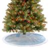 Christmas Tree Skirt, 30"x30" Luxury Faux Fur Tree Skirt Soft Thick Plush I Have A Angel in Heaven, I Call Him Dad Tree Skirt for Xmas Tree Decoration, Funny Christmas Decor view 4